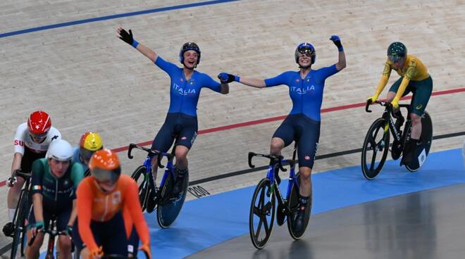 foto fraioli coni, ciclismo, vittoria guazzini, inseguimento su pista