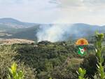 incendio La Sassa Montecatini Val di Cecina