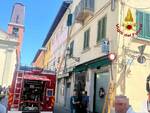 incendio via Turi Santa Croce sull'Arno