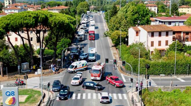 Incidente viale Europa foto di Daniele Manfredi