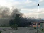 magazzino comunale, montopoli valdarno, incendio, fuoco