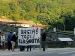 sit-in comitato no antenna al ponte del diavolo