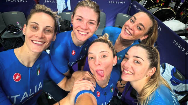 Vittoria Guazzini squadra inseguimento olimpiadi 