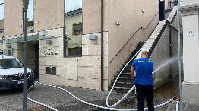 Antincendio, manutenzione e prove al cinema teatro Puccini