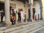 commemorazione dell'80esimo anniversario dell'eccidio del Padule di Fucecchio in piazza del municipio a Castelfranco di Sotto