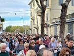 corteo per nour in darsena a viareggio