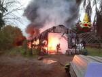 incendio capannone agricolo