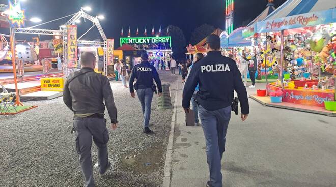 polizia controlli Luna Park