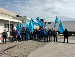 sciopero, uil, protesta, conad, magazzino conad, montopoli valdarno, lavoro