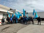 sciopero, uil, protesta, conad, magazzino conad, montopoli valdarno, lavoro