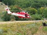 vigili del fuoco, elicottero, montagna, disperso